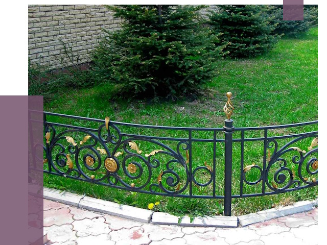 Кованые газонные ограждения в Анапе от 7736 руб. — ПРОЛЁТ-Нпа