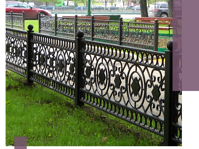 Секционные газонные ограждения под ключ в Анапе