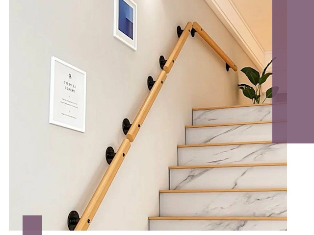 Поручни металлические и деревянные под ключ в Анапе